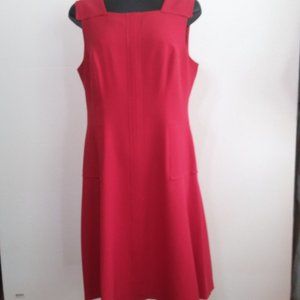 NWT Anne Klein red sleeveless dress